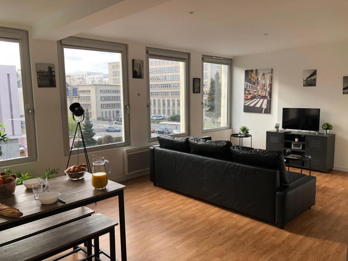 Apartamento Hyper Centre - Wifi Fibre Gratuit - Jergweloh - Le New Yorkais Caen Exterior foto
